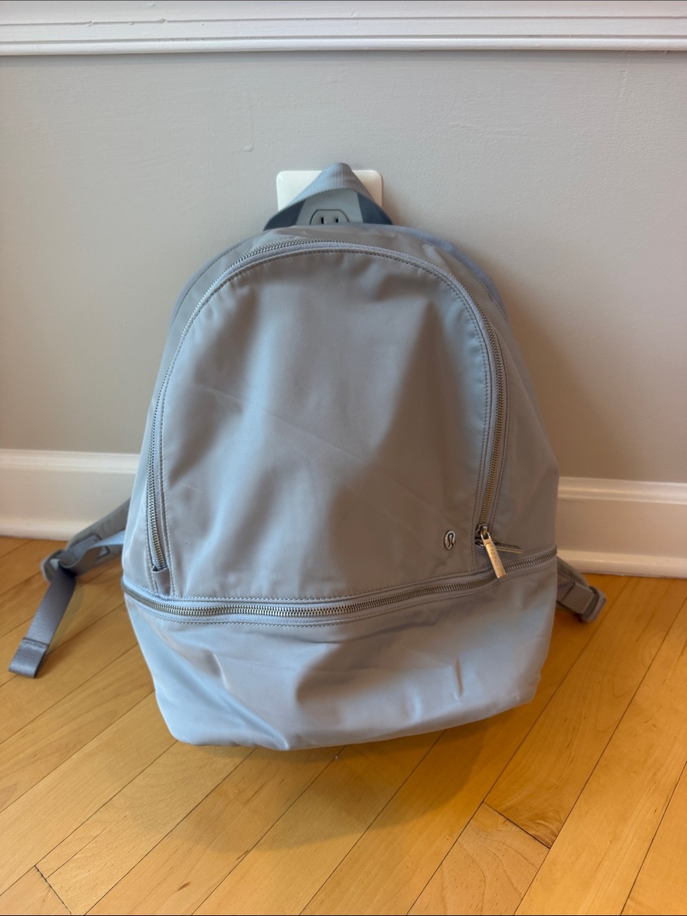 lululemon athletica Light Gray Backpack - never used